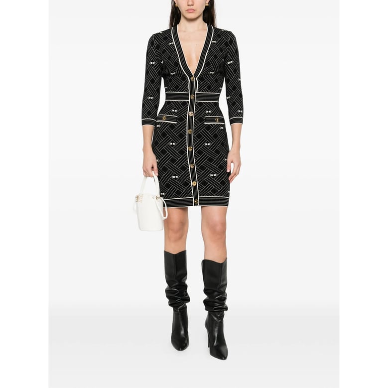 dress with gold-tone buttons by Selfnex