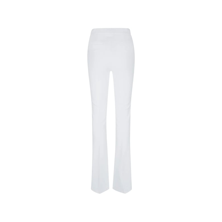 flared trousers white by Selfnex