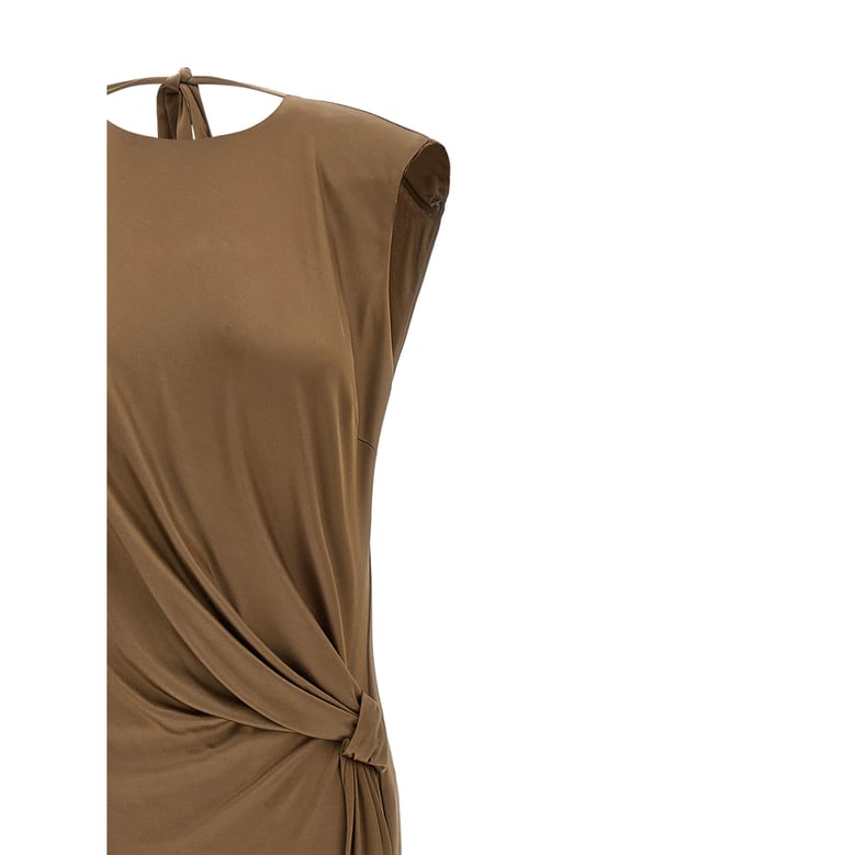 draped design evening dress by Selfnex