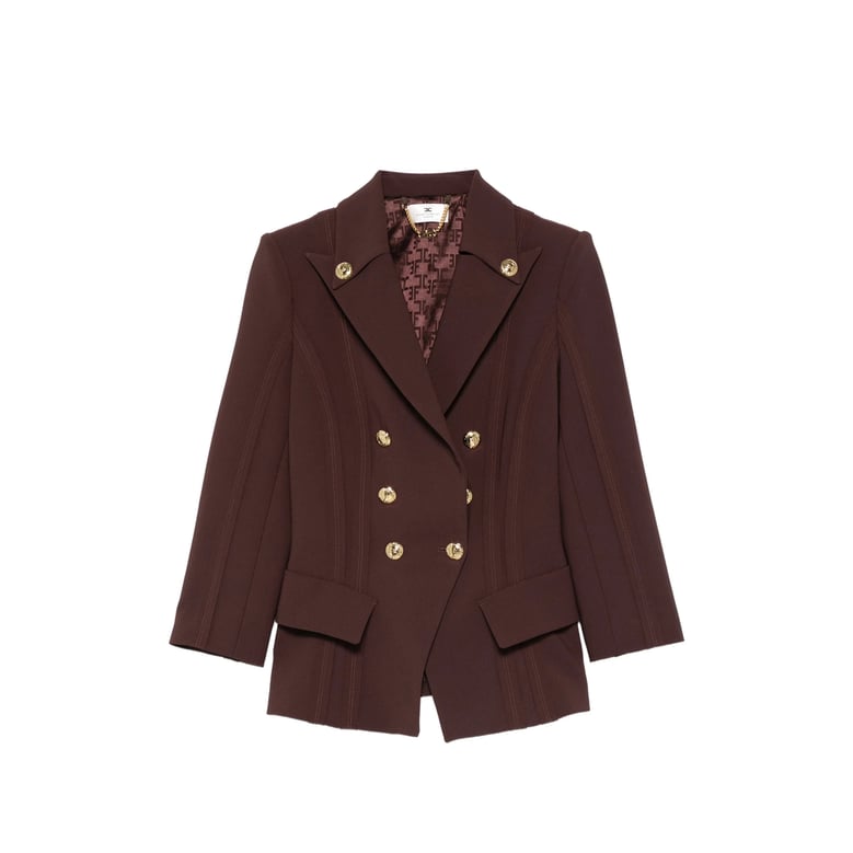 double-breasted jacket brown by Selfnex