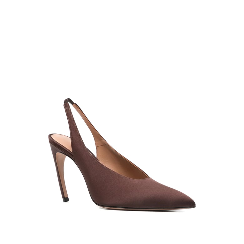 pointed toe slingback heels by Selfnex