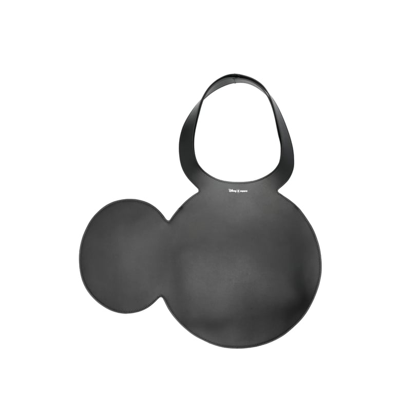 top handle bag with mickey mouse logo detail by Selfnex