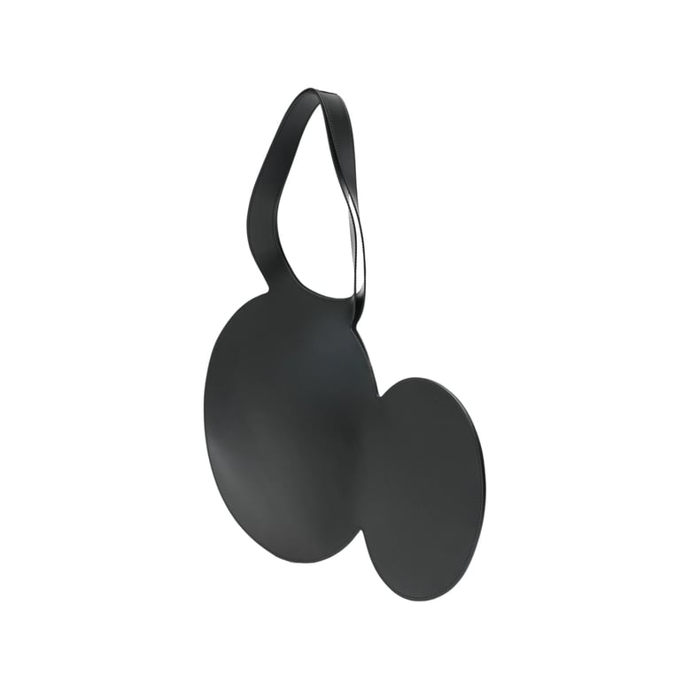 top handle bag with mickey mouse logo detail by Selfnex