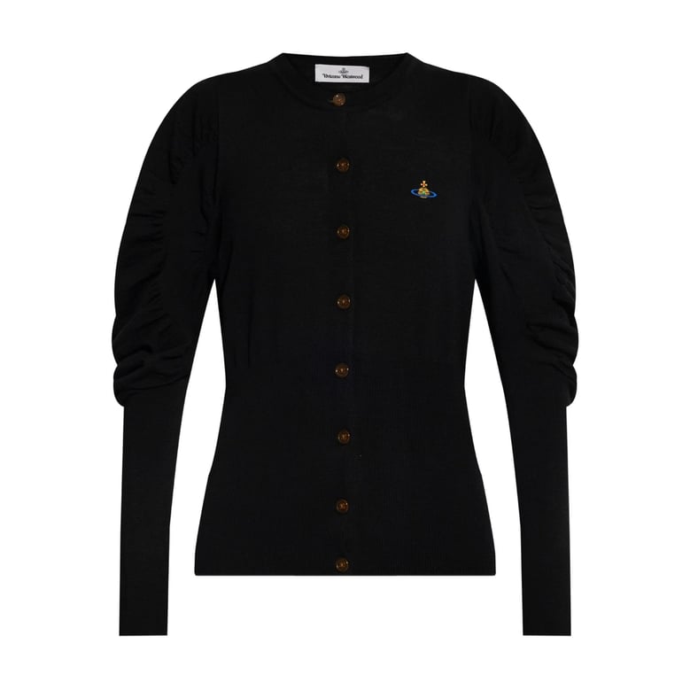 vivienne westwood black sweater with puff sleeves by Selfnex