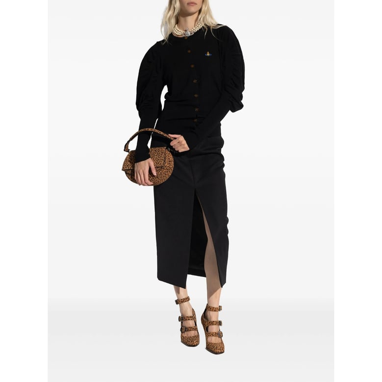 vivienne westwood black sweater with puff sleeves by Selfnex