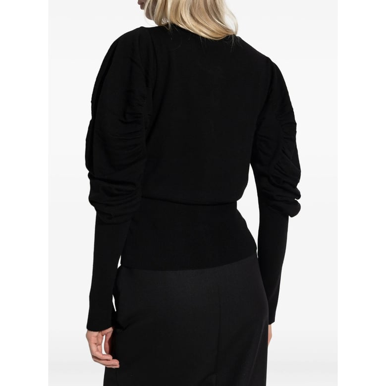 vivienne westwood black sweater with puff sleeves by Selfnex
