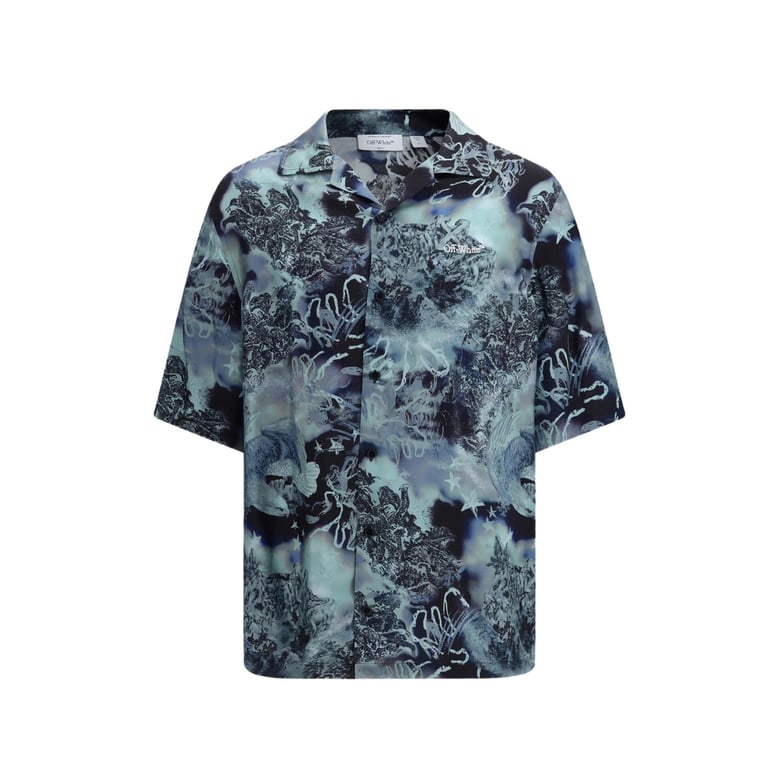 short-sleeve shirt blue/black by Selfnex