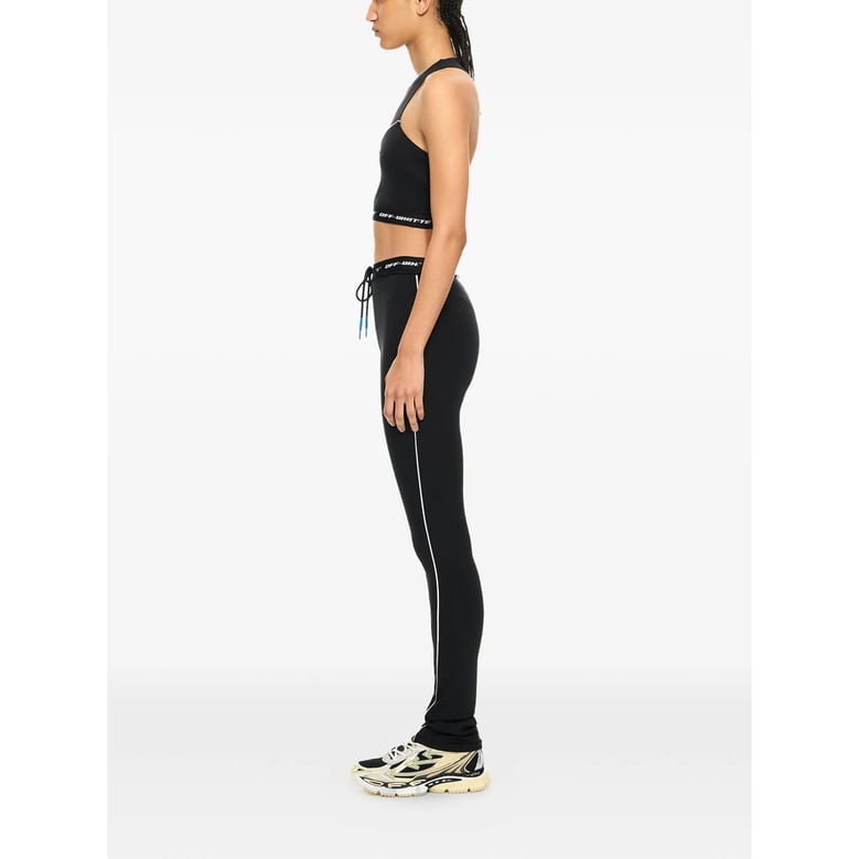 black fitted sleeveless top by Selfnex