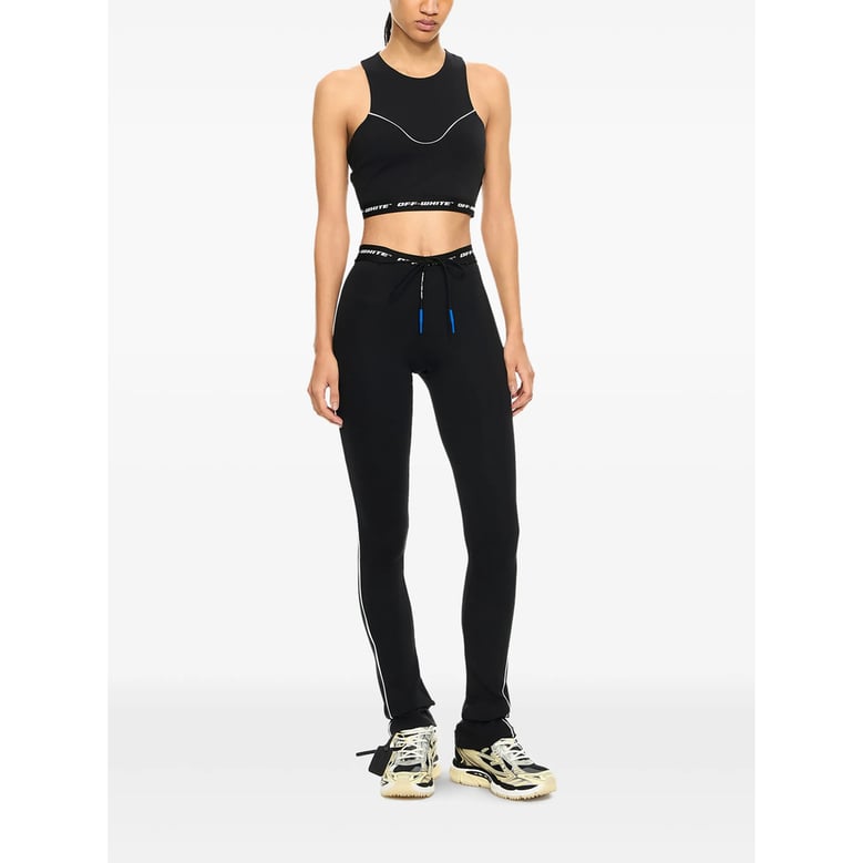 black fitted sleeveless top by Selfnex