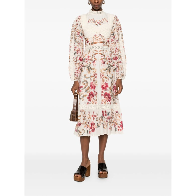 day dress neutrals/red by Selfnex