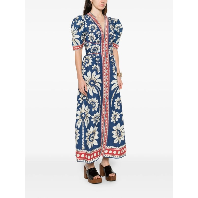 dress farm rio blue/white by Selfnex