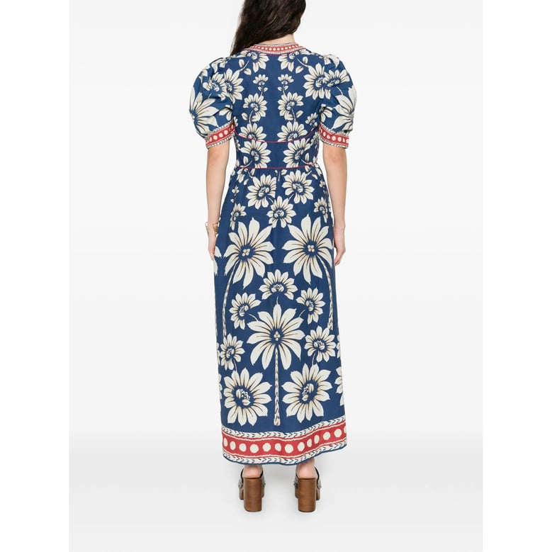 dress farm rio blue/white by Selfnex