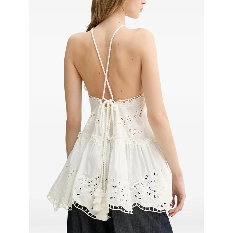 dress rio white broderie anglaise by Selfnex
