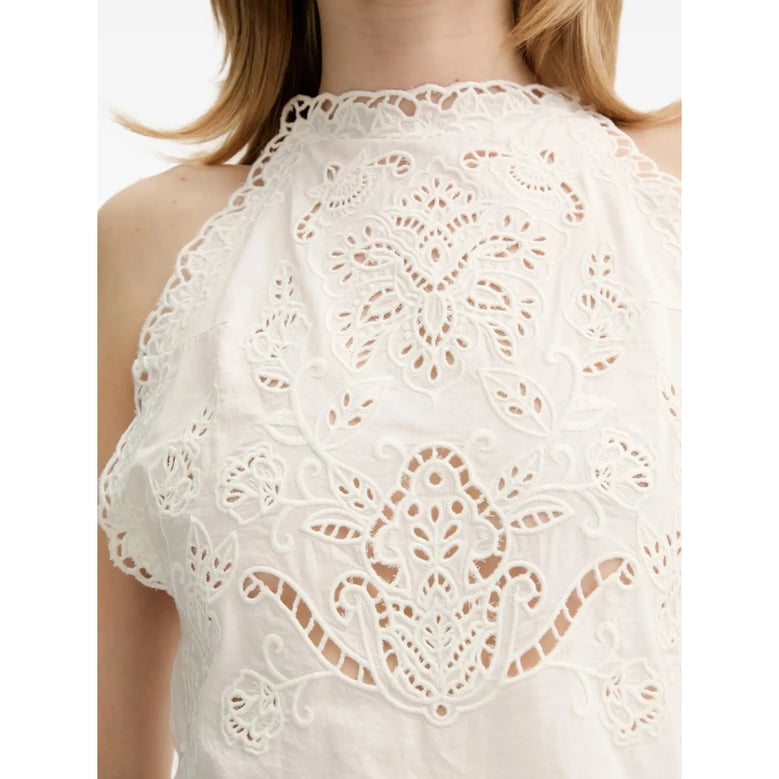 dress rio white broderie anglaise by Selfnex