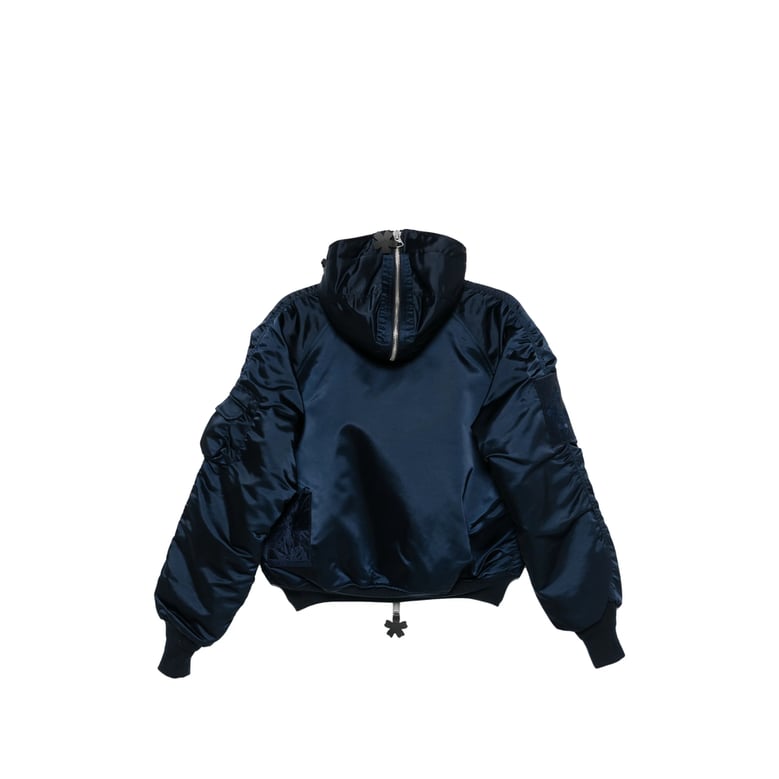 outerwear hooded jacket blue by Selfnex