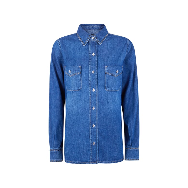 shirt western blue by Selfnex