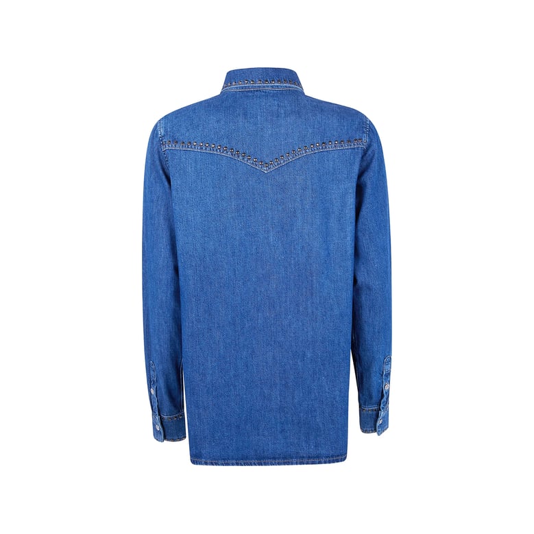 shirt western blue by Selfnex