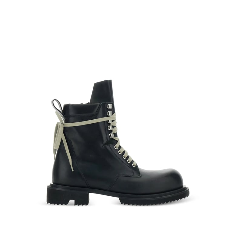 lace-up black trainers with zip detail by Selfnex