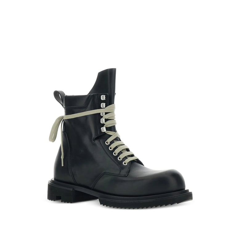 lace-up black trainers with zip detail by Selfnex