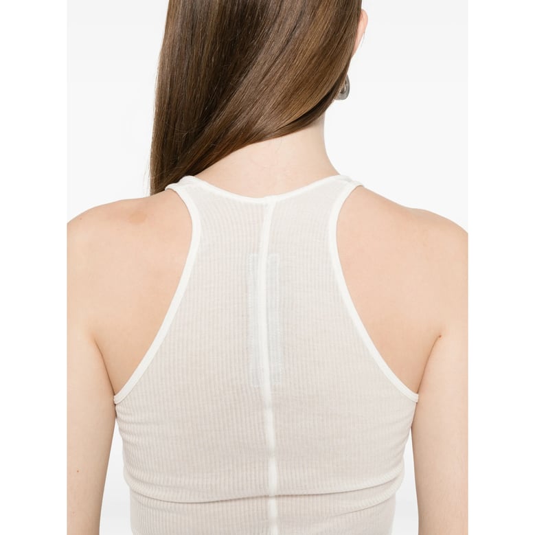 sleeveless round neck top by Selfnex