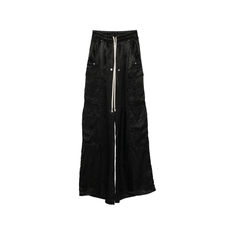 wide leg trousers with pockets by Selfnex