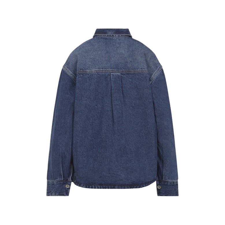 button fastening long sleeve shirt by Selfnex