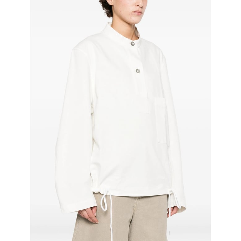 baye shirt in white by Selfnex