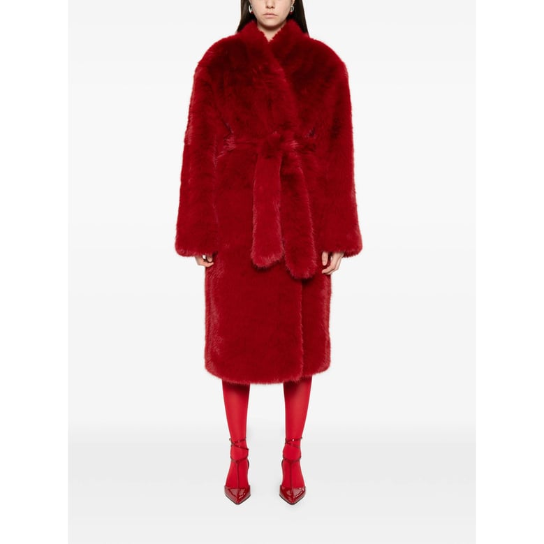 coat padded red by Selfnex