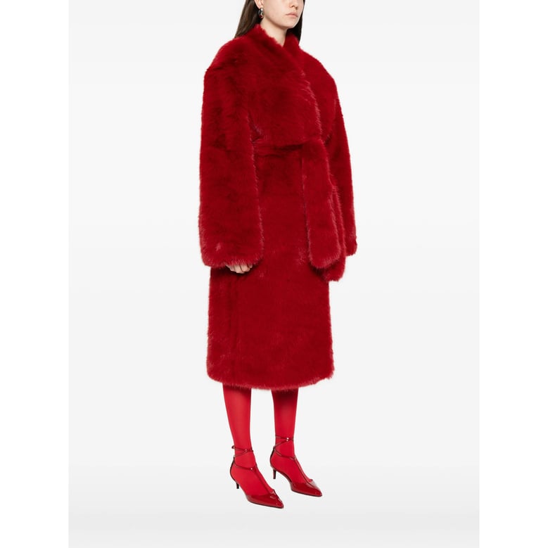 coat padded red by Selfnex