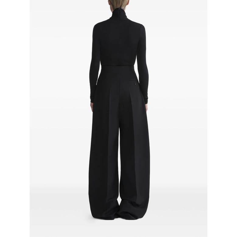 long sleeve draped bodysuit by Selfnex