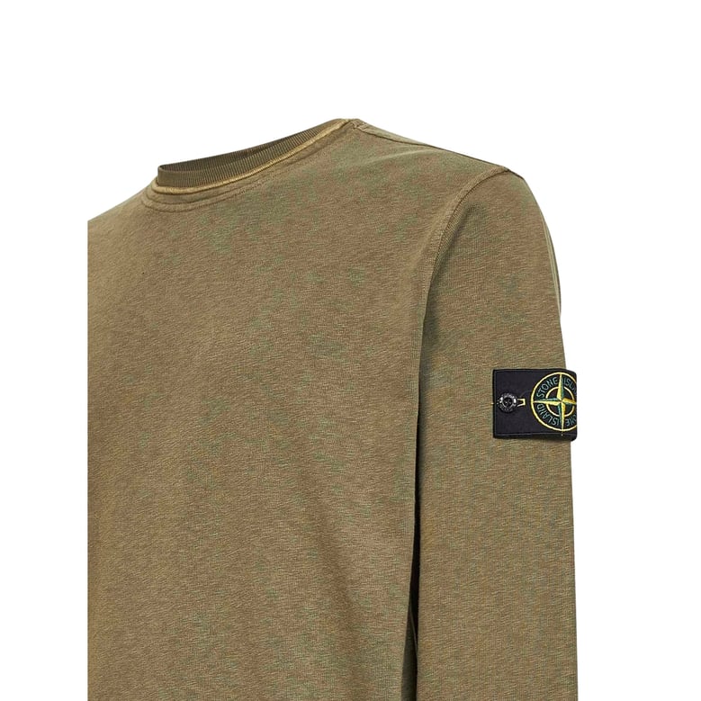 crewneck sweatshirt green by Selfnex