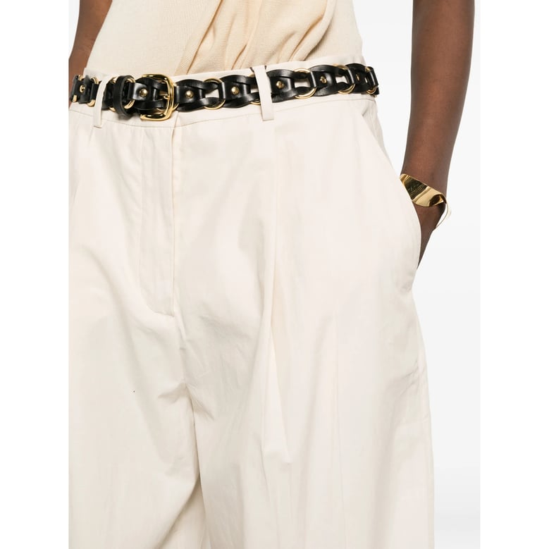 wide-leg trousers rumy cotton-linen by Selfnex