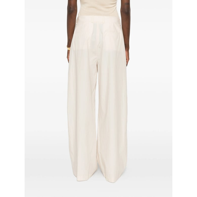 wide-leg trousers rumy cotton-linen by Selfnex