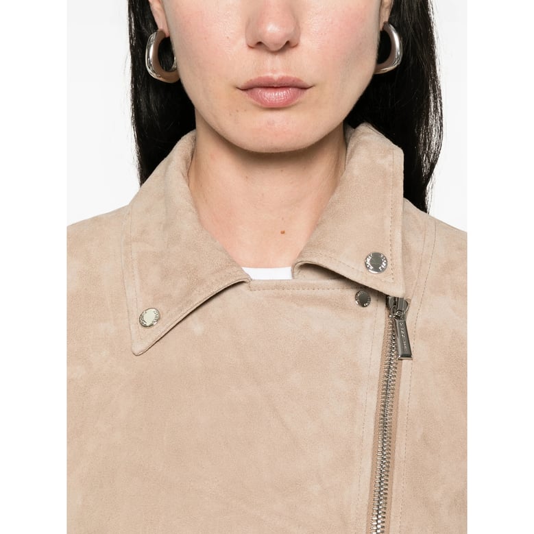 leather jacket loette-ur neutrals by Selfnex
