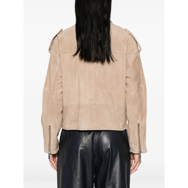 leather jacket loette-ur neutrals by Selfnex