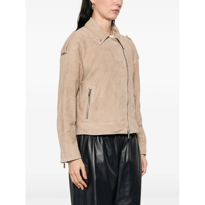 leather jacket loette-ur neutrals by Selfnex