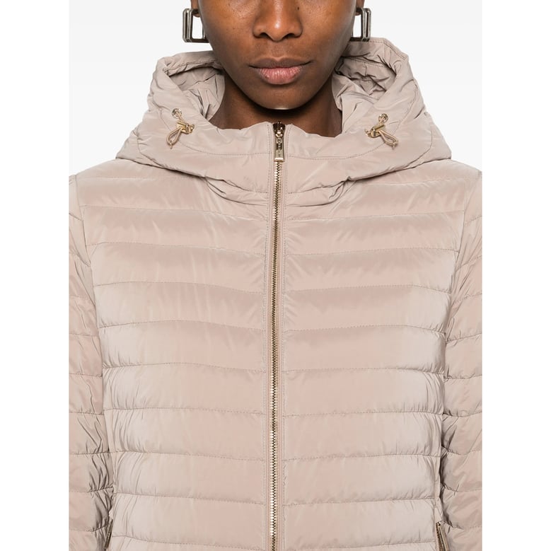 hooded puffer jacket with zip fastening by Selfnex