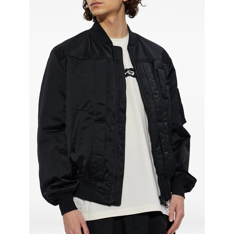 zip fastening black outerwear by Selfnex
