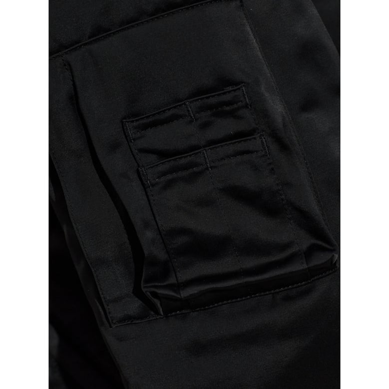 zip fastening black outerwear by Selfnex