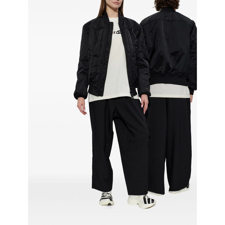 zip fastening black outerwear by Selfnex