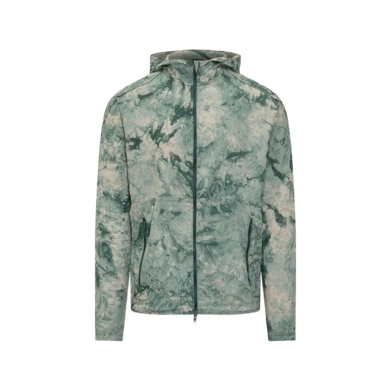 hooded jacket y-3 green/neutrals by Selfnex