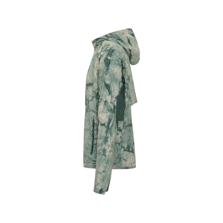 hooded jacket y-3 green/neutrals by Selfnex