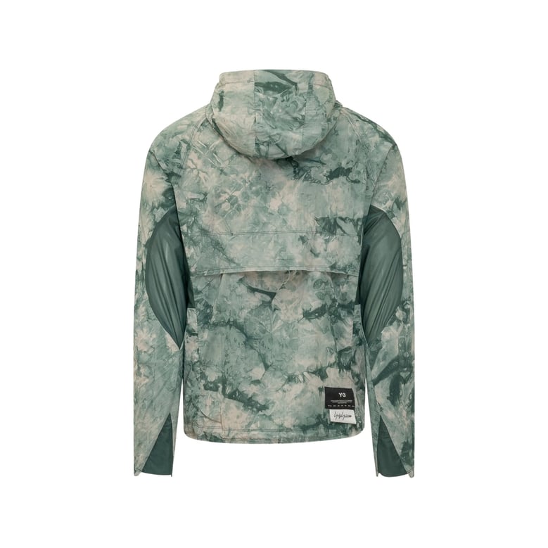 hooded jacket y-3 green/neutrals by Selfnex