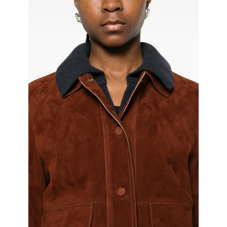 leather jacket lambskin brown by Selfnex