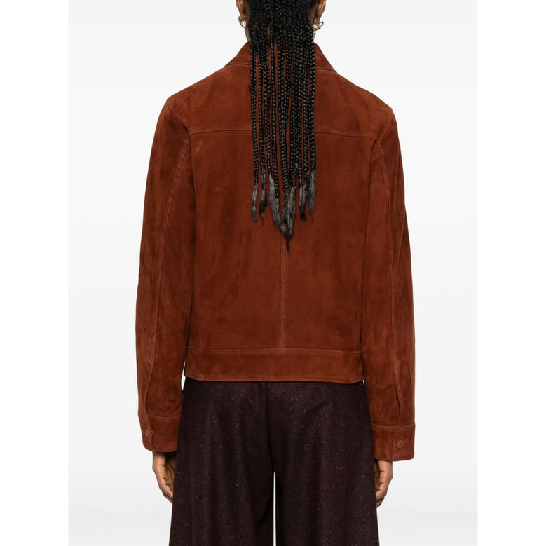 leather jacket lambskin brown by Selfnex