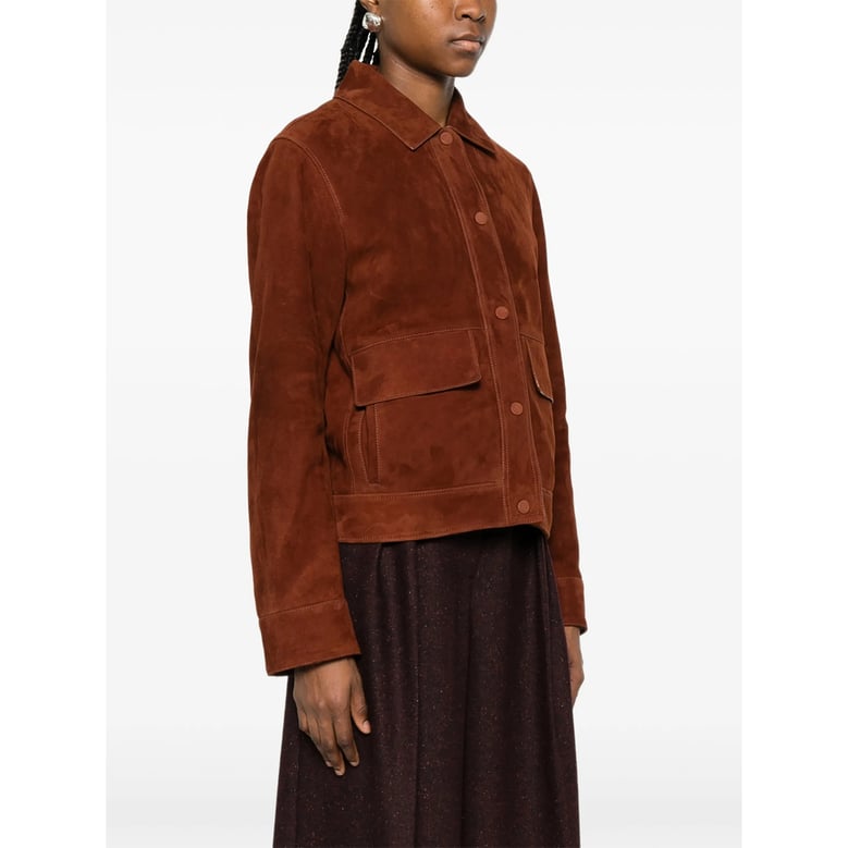 leather jacket lambskin brown by Selfnex