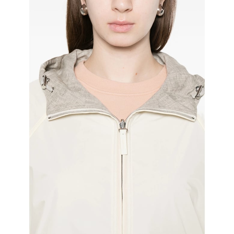drawstring hooded outerwear by Selfnex
