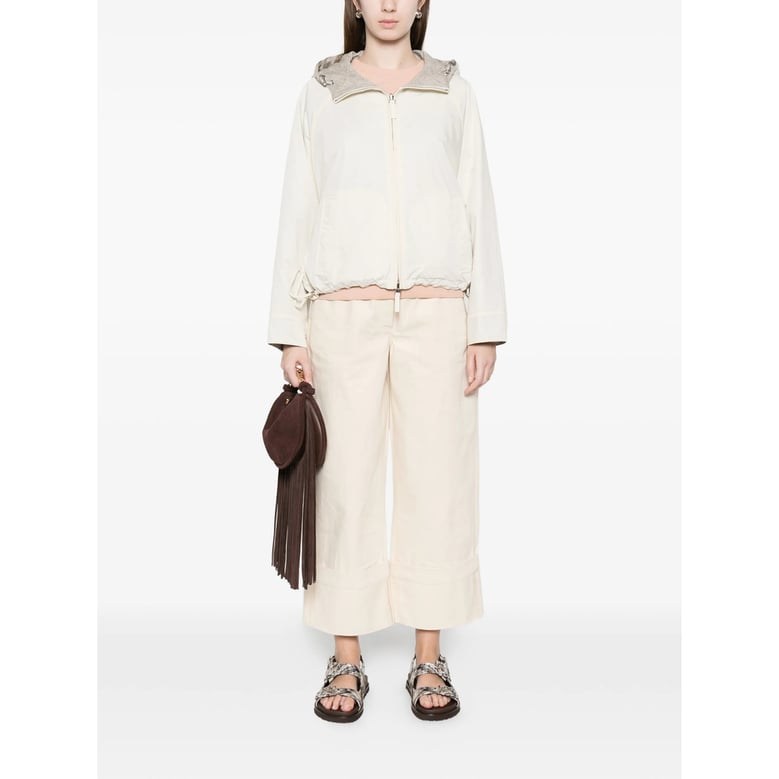 drawstring hooded outerwear by Selfnex