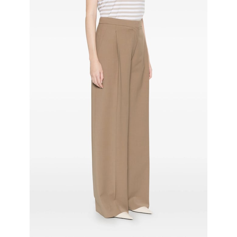 wide-leg trousers neutrals by Selfnex