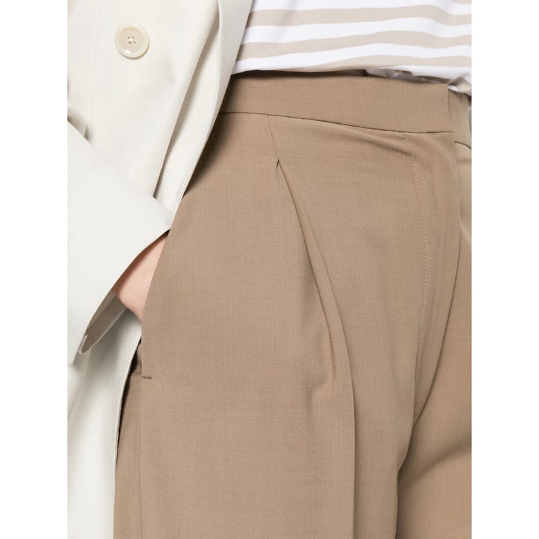 wide-leg trousers neutrals by Selfnex